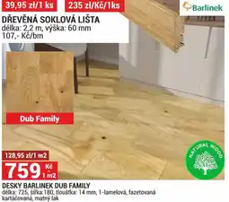 Merkury Market Desky barlinek dub family nabídka