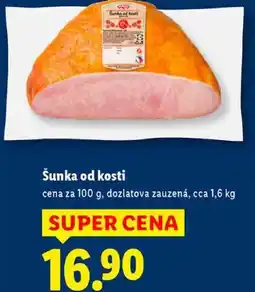Lidl Šunka od kosti, cena za nabídka