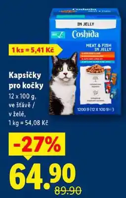 Lidl Kapsičky pro kočky nabídka