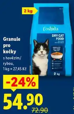 Lidl Granule pro kočky nabídka