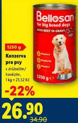 Lidl Konzerva pro psy nabídka