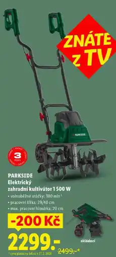 Lidl Elektrický zahradní kultivátor 1500 W nabídka