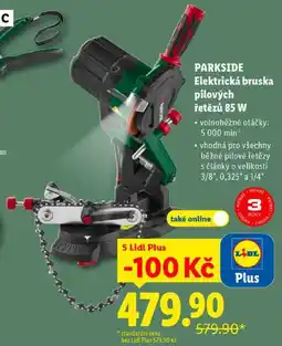 Lidl Elektrická bruska pilových řetězů 85 W nabídka
