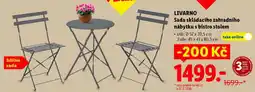 Lidl Sada skládacího zahradního nábytku s bistro stolem nabídka