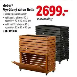 Lidl dobarⓇ Vyvýšený záhon Rolla nabídka