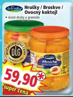 Norma Hrušky / Broskve / Ovocný koktejl nabídka