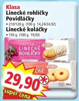 Norma Klasa Linecké rohlíčky Povidláčky / Linecké koláčky nabídka