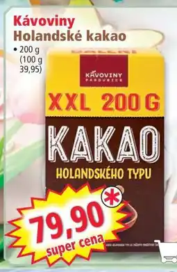 Norma Kávoviny Holandské kakao nabídka