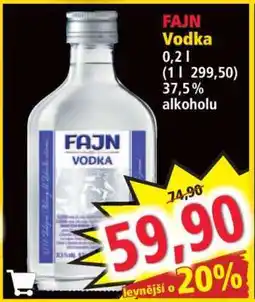 Norma Fajn Vodka nabídka