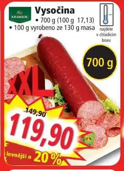 Norma Vysočina nabídka