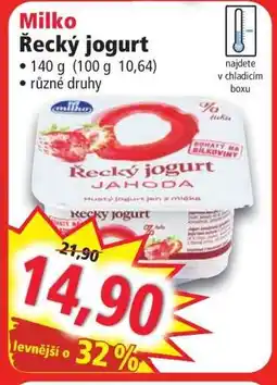 Norma Milko Řecký jogurt nabídka