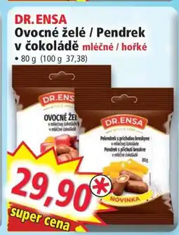 Norma DR.ENSA Ovocné želé / Pendrek v čokoládě nabídka