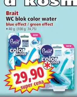 Norma Brait WC blok color water nabídka