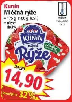 Norma Kunín mléčná rýže nabídka