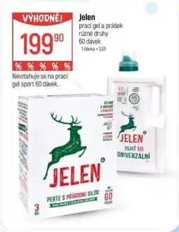 Globus Jelen prací gel a prášek nabídka