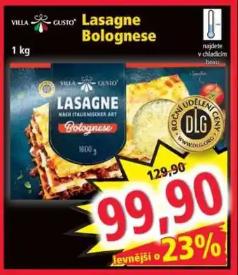 Norma Lasagne bolognese nabídka