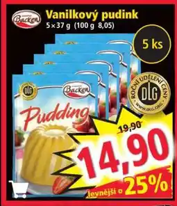 Norma Vanilkový pudink nabídka