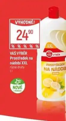 Globus VÁŠ VÝBĚR Prostředek na nádobí XXL nabídka