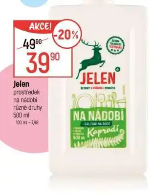 Jelen prostředek na nádobí