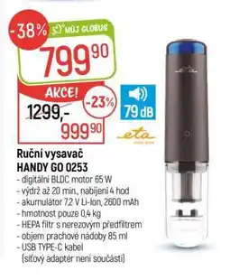 Globus Ruční vysavač HANDY GO 0253 nabídka