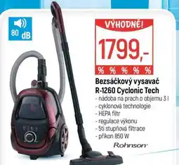 Globus Bezsáčkový vysavač R-1260 Cyclonic Tech nabídka