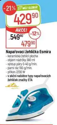 Globus Napařovací žehlička Esmira nabídka