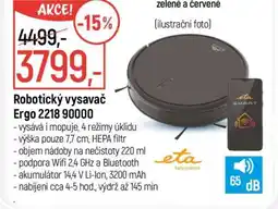 Globus Robotický vysavač Ergo 2218 90000 nabídka