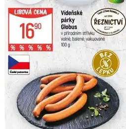 Globus Vídeňské párky Globus nabídka