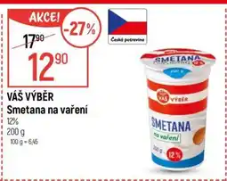 Globus Váš výběr Smetana na vaření nabídka