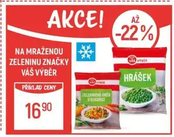 Mražená zelenina značky Váš Výběr