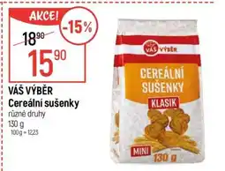 Globus VÁŠ VÝBĚR Cereální sušenky nabídka