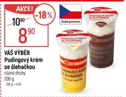 Globus VÁŠ VÝBĚR Pudingový krém se šlehačkou nabídka