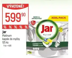 Globus Jar Platinum kapsle do myčky 125 ks nabídka