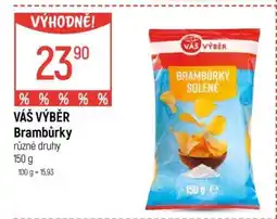 Globus Váš Výběr Brambůrky nabídka