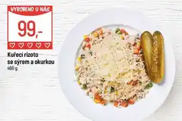 Globus Kuřecí rizoto se sýrem a okurkou nabídka