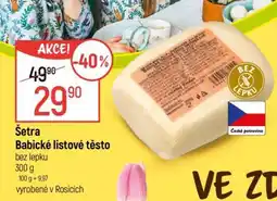 Globus Šetra Babické listové těsto nabídka