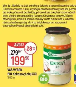 Globus VÁŠ VÝBĚR BIO Kokosový olej XXL nabídka