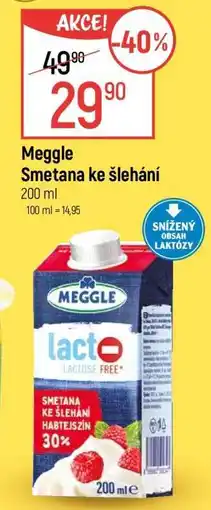 Globus Meggle SMETANA KE ŠLEHÁNÍ nabídka