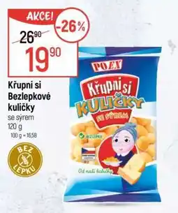 Globus Křupni si Bezlepkové kuličky se sýrem nabídka