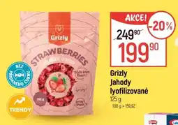 Globus Grizly Jahody lyofilizované nabídka