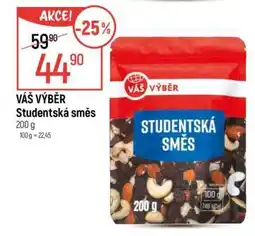 Globus Váš Výběr Studentská směs nabídka