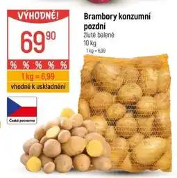 Globus Brambory konzumní pozdní nabídka