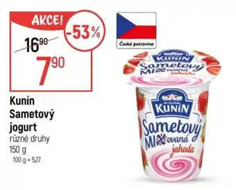 Globus Kunín Sametový jogurt nabídka