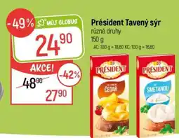 Globus Président tavený sýr nabídka