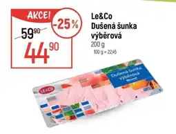 Globus LE & CO DUŠENÁ ŠUNKA VÝBĚROVÁ nabídka