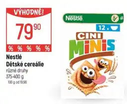 Globus Nestlé Dětské cereálie nabídka