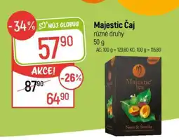 Globus Majestic čaj nabídka