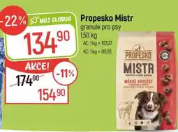 Globus Propesko Mistr Granule pro psy nabídka