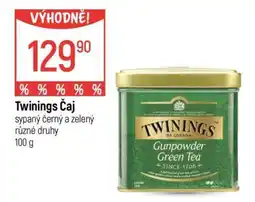 Globus Twinings Čaj nabídka