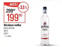Globus Nicolaus Vodka nabídka
